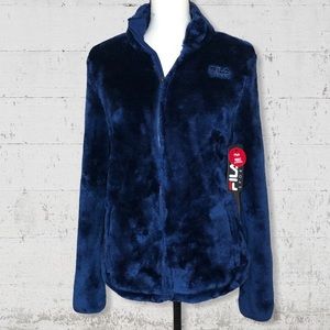 Women’s Vintage Fila Sport Fleece Zip Up